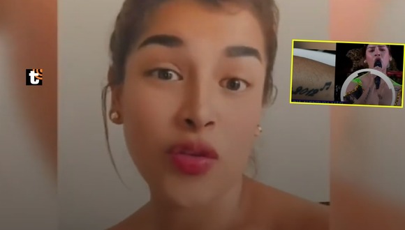 TROME - Revelan que esposa de Dilbert Aguilar tiene dos tatuajes de pareja con otro hombre