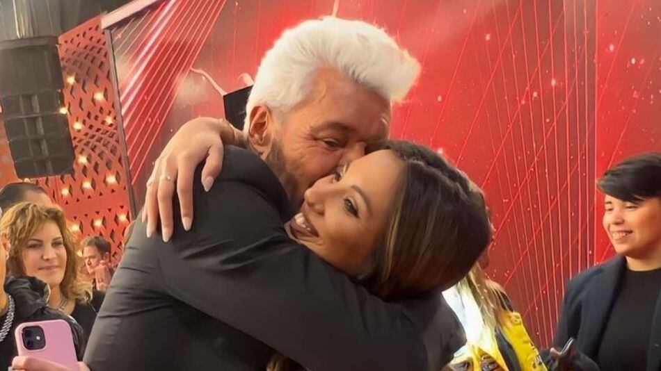 Marcelo Tinelli y Cande Lecce.