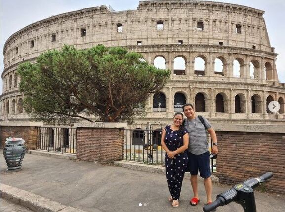 Rubén Sánchez le pidió la mano a Dina Páucar en el año 2009, pero la pareja esperó que la boda se concretara más adelante (Foto: Dina Páucar/Instagram)