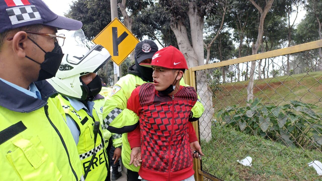 Sujeto fue perseguido y atrapado