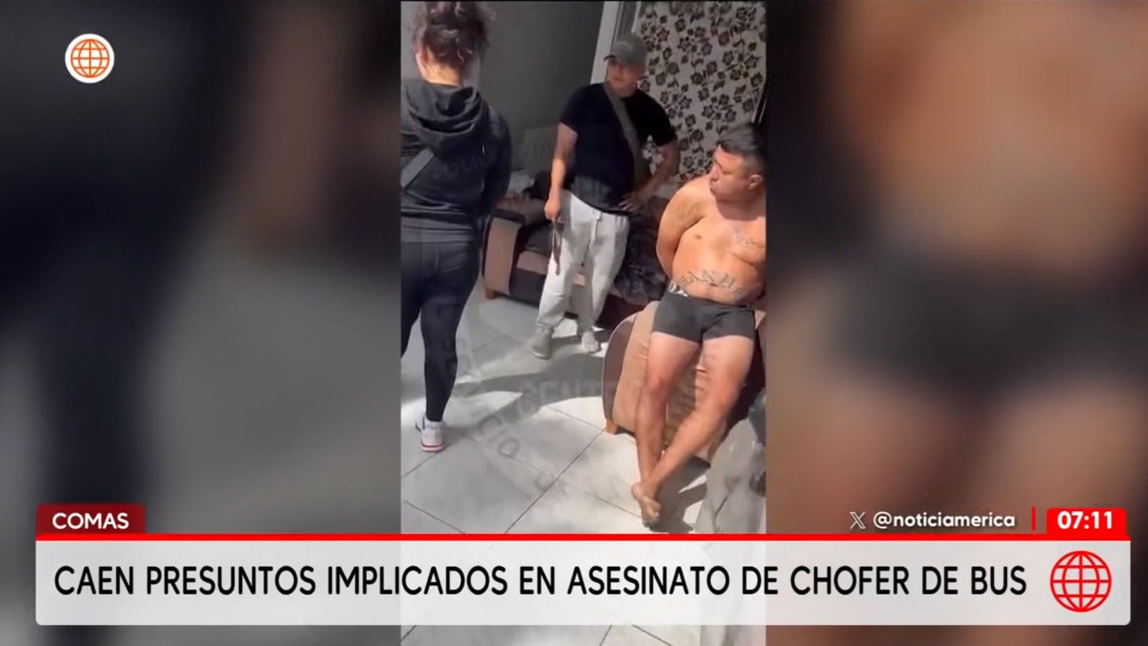 Dos presuntos implicados, un hombre y una mujer, fueron detenidos tras asesinato de un chofer de la empresa 'Real Star' en Comas.