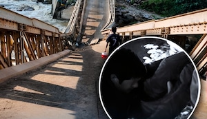 La Libertad | Padre y su hijita mueren al intentar cruzar puente colpasado: La madre sobrevivió