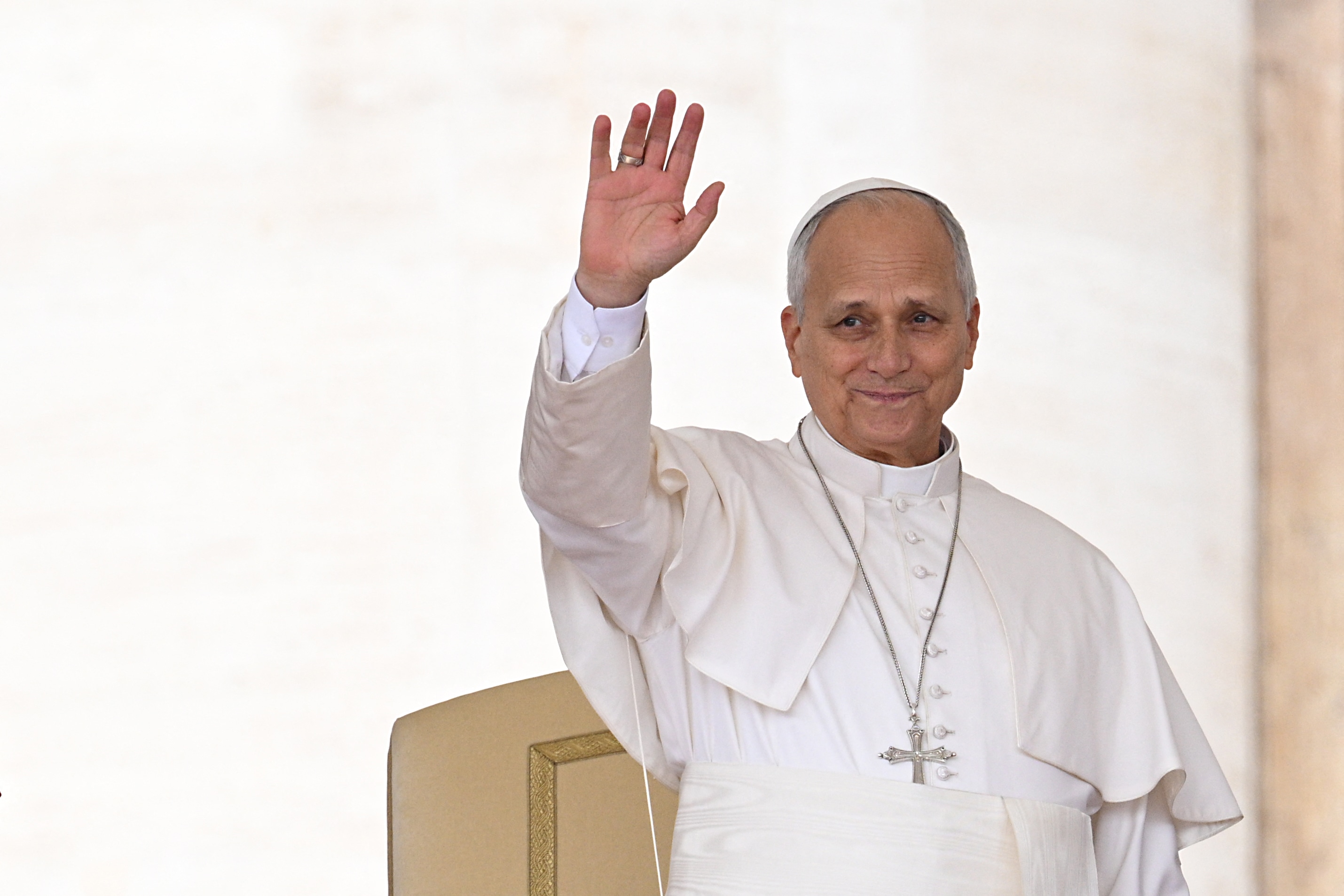 El papa León XIV será operado este martes. (Foto de Andreas SOLARO / AFP).