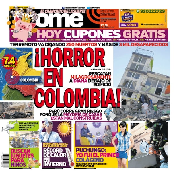 Portada Trome