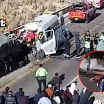 Al menos 9 muertos tras choque de miniván contra tráiler