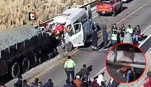 Tragedia en la carretera Cusco-Arequipa: Trece muertos tras aparatoso choque de miniván contra tráiler