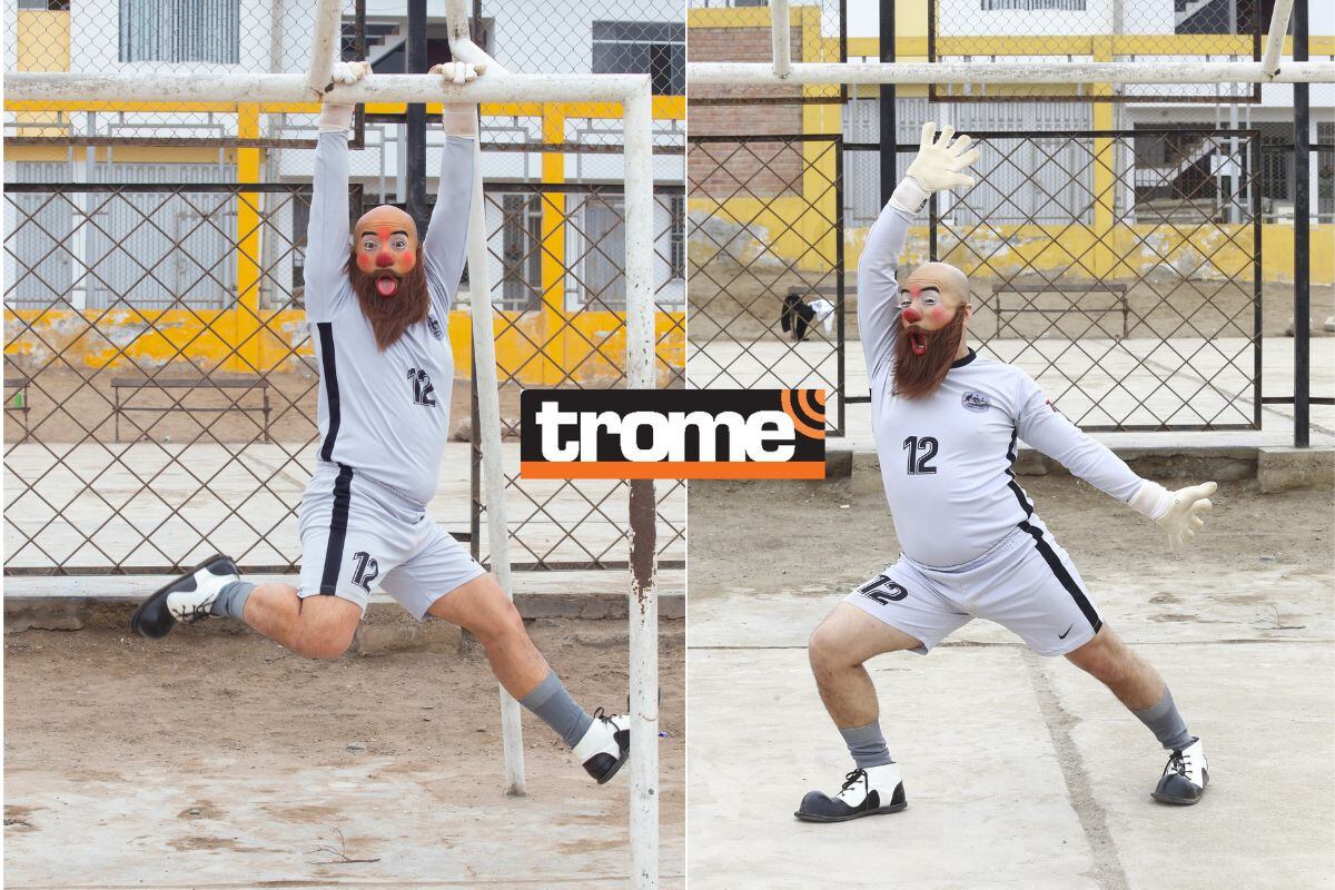 Es igualito que el guardameta australiano Andrew Redmayne. Fotos: Jessica Vicente / Trome.