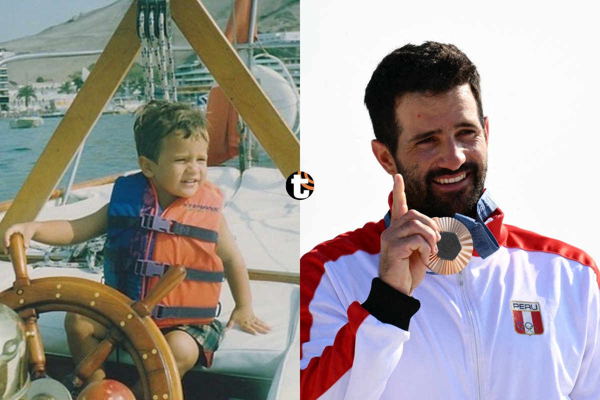 Stefano Peschiera comenzó a navegar con su abuelo desde que era muy niño. Foto: Instagram.