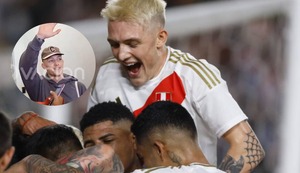 Oliver Sonne se despide de hinchada gritando a todo pulmón ¡Arriba Perú! | VIDEO