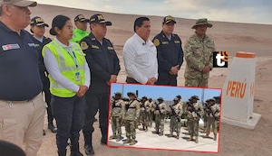 Militares toman control de puntos críticos en Tacna para frenar el caos fronterizo durante el estado la emergencia