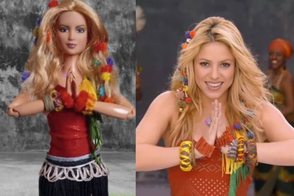 Muñeca inspirada en su canción "Waka Waka", tema del mundial Sudáfrica 2010 (Foto: Pop Culture Dolls / Instagram / Shakira)