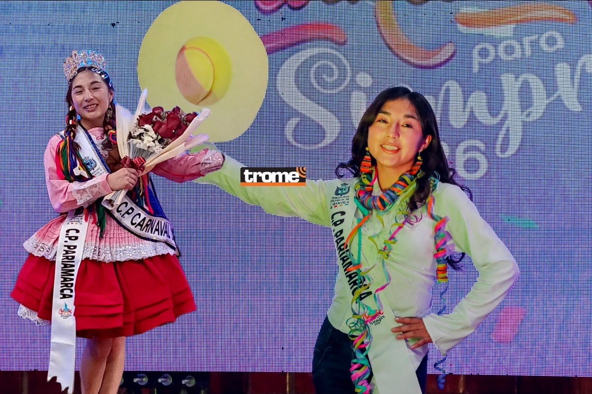 Bellezas cajamarquinas. Eligen a las cuatro reinas que inician funciones en el Carnaval de Cajamarca 2026. (Composición foto: Isabel Medina / Trome).