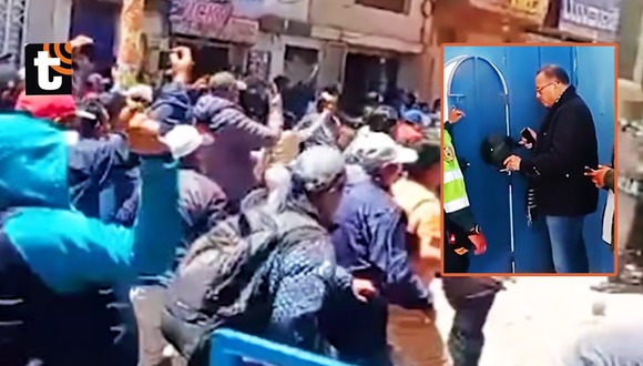 Trome - Phillip Butters es atacado con huevos y piedras tras presentarse en radio local de Juliaca