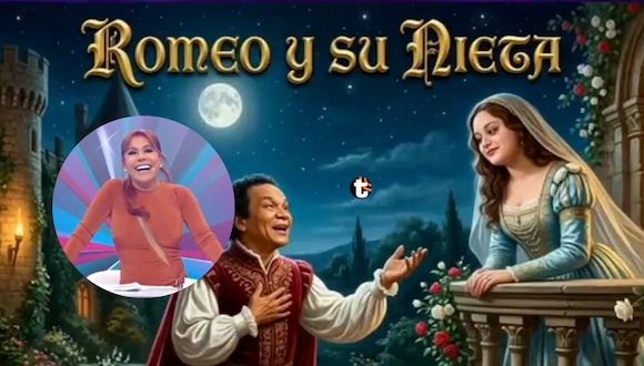 TROME | Magaly Medina se burla de Melcochita tras oficializar a veinteañera. Video: ATV