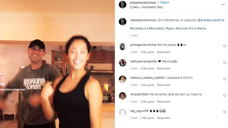 Andrea Luna se divierte en Estados Unidos con actor peruano y les dicen que ‘hacen linda pareja’