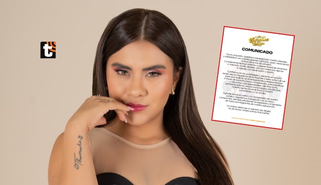 Orquesta ‘Las Estrellas de la Cumbia’ se pronuncia tras explosivo en casa de Thamara Gómez por extorsión.