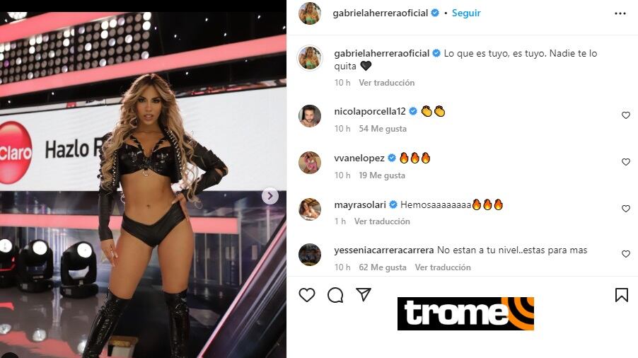 Gabriela Herrera se pronuncia tras expulsión en 'El Gran Show'.