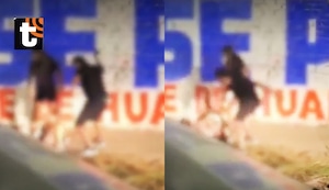 Padre es grabado golpeando con con una correa a su hija en la calle y es denunciado por el Ministerio de la Mujer