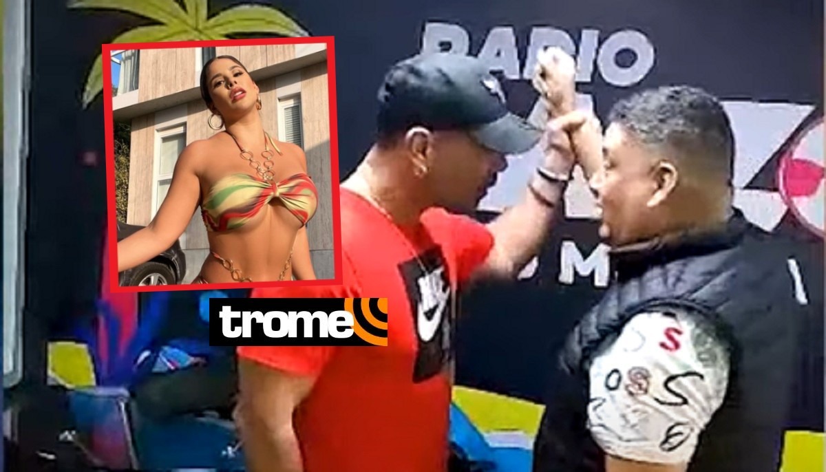 ‘Tomate’ Barraza y Alfredo Benavides casi se pelean en cabina de radio. (Foto: Captura ATV/Instagram).