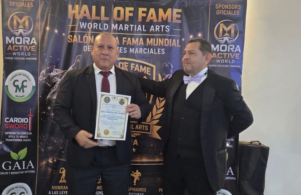 Deportista Nacional fue inducido al Salón de la Fama de las Artes Marciales.