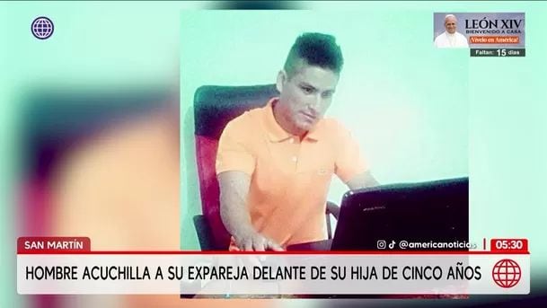 Hombre acuchilla a su expareja en presencia de su hija en San Martín. Foto: América Noticias