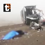 ¡Tragedia en la Panamericana Sur! Niño de 12 años y cuatro personas mueren tras violento choque entre buses