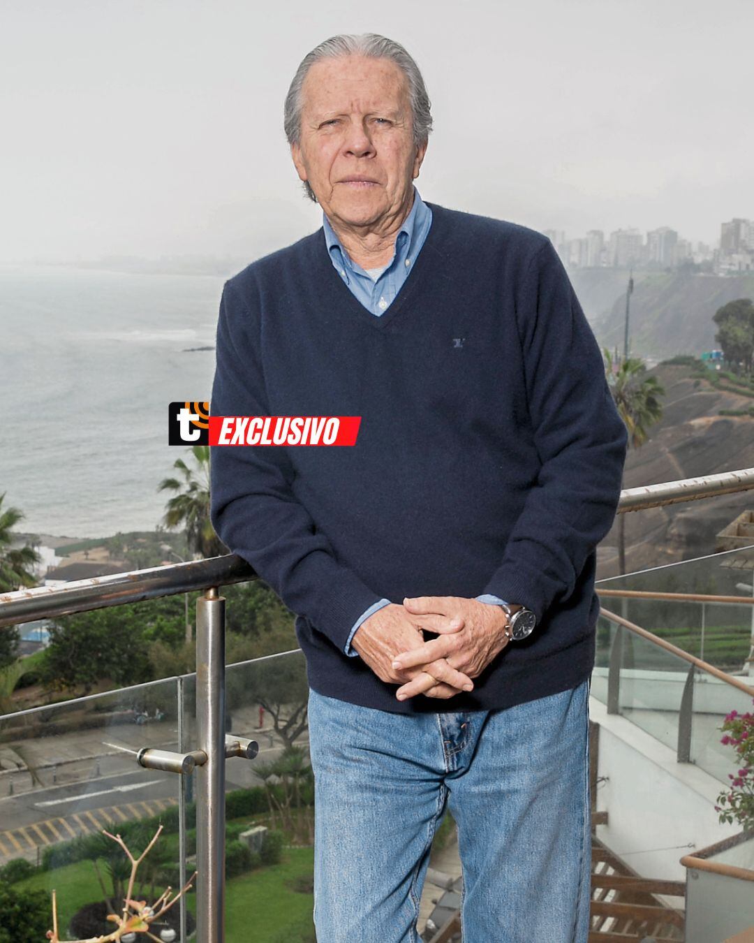 Lucho Llosa, laureado director de cine que ha hecho de Hollywood su lugar en el mundo, está en el Perú mirando la historia del país y listo para presentarnos su última obra: ‘Tatuajes de la memoria’. (Foto: Ernesto Quilcate)