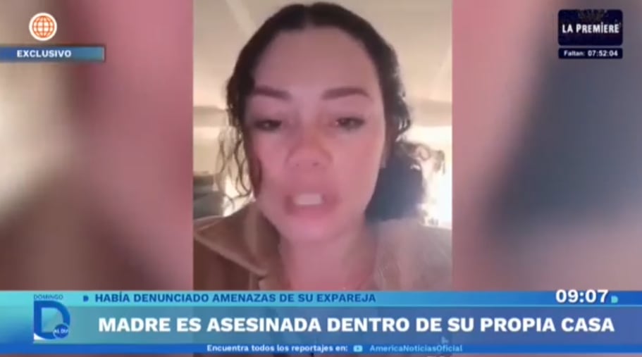 Madre venezolana que fue asesinada en su casa en Comas, responsabiliza a su expareja peruana antes del crimen.