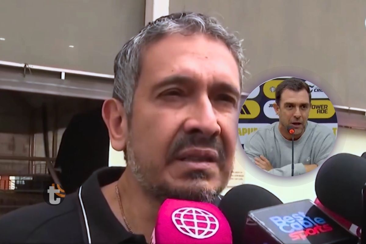 Velazco no se guardó nada en respuesta a Pablo Guede (Foto: @movistardeportes)