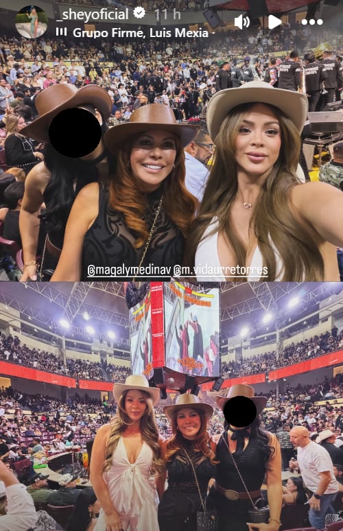 Magaly Medina y Sheyla Rojas juntas en Guadalajara, México.