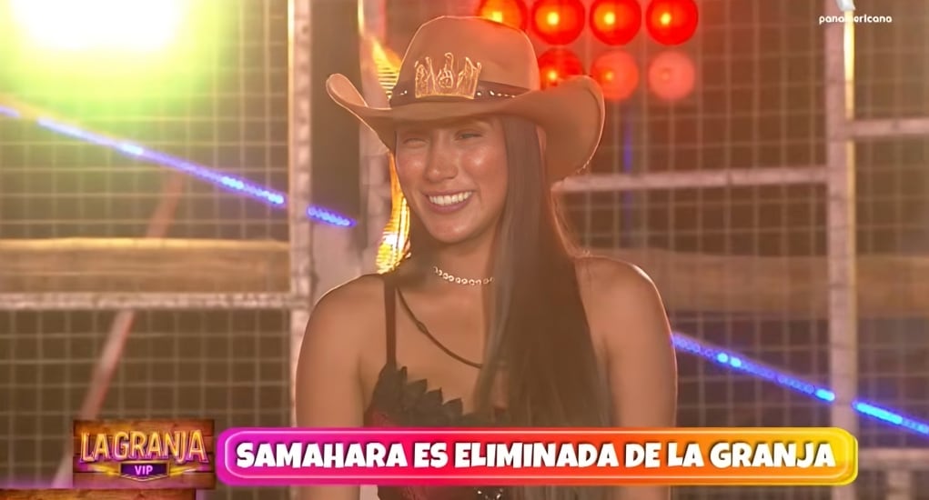 Samahara es eliminada de ‘La granja VIP Perú’.