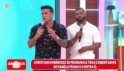Christian Domínguez responde por llave de Pamela Franco
