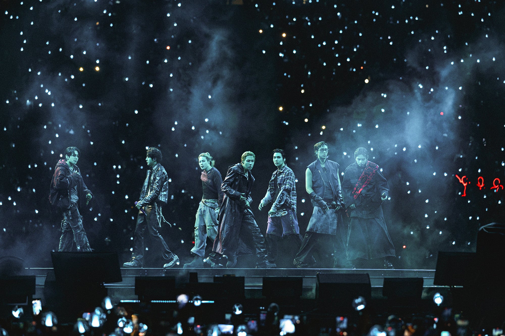 BTS vivió su primera noche en Lima cargada de mucha música, emoción y mensajes en español. (Foto: Hybe Latinoamérica)
