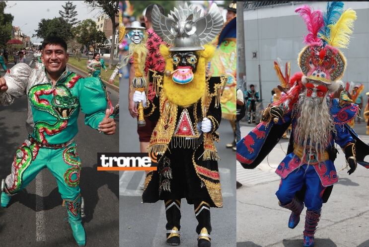Cientos de danzantes luciendo coloridos trajes rindieron con su arte un homenaje a la Mamita Candelaria. (Isabel Medina / Alessandro Currarino / Trome).