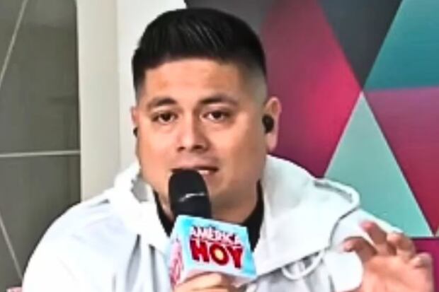 Kike Márquez infiel a Génesis Tapia. Foto: captura 'América hoy'