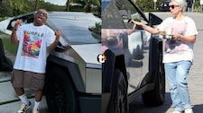 La ‘Foquita se luce con su Tesla Cybertruck de 100 mil dólares al estilo de Justin Bieber y Lady Gaga