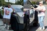 La ‘Foquita se luce con su Tesla Cybertruck de 100 mil dólares al estilo de Justin Bieber y Lady Gaga
