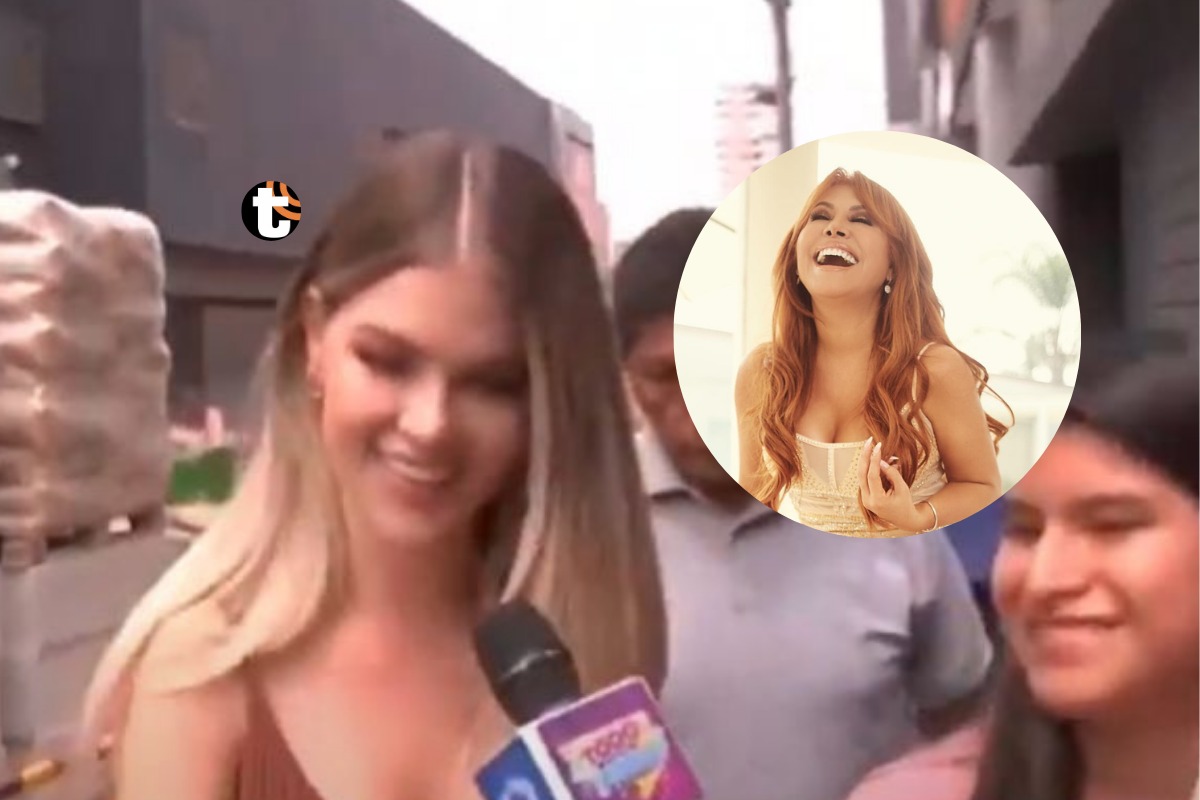 Brunella Horna tomó con "humor" que Magaly Medina la tilde de "tonta" una vez más.