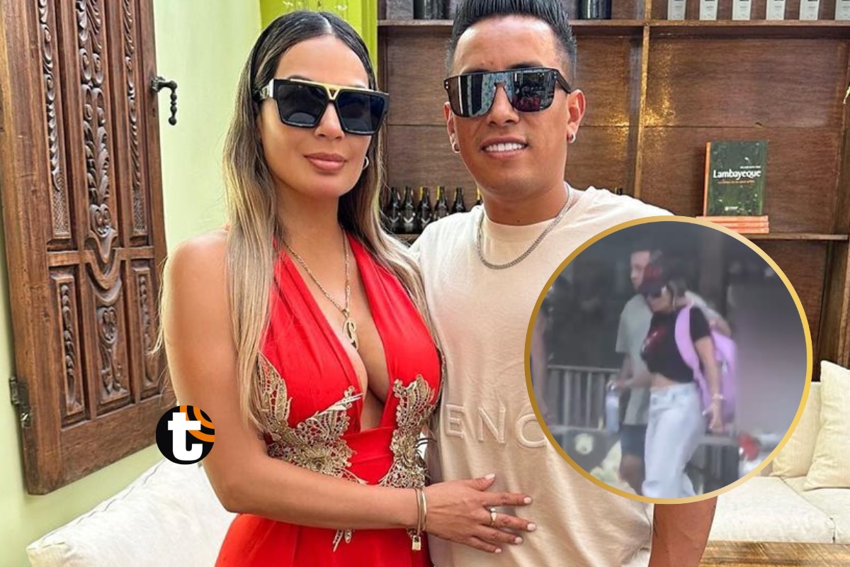 Christian Cueva y Pamela López