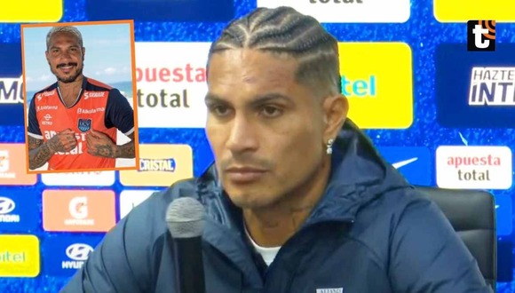 Paolo Guerrero se quiebra durante su presentación
