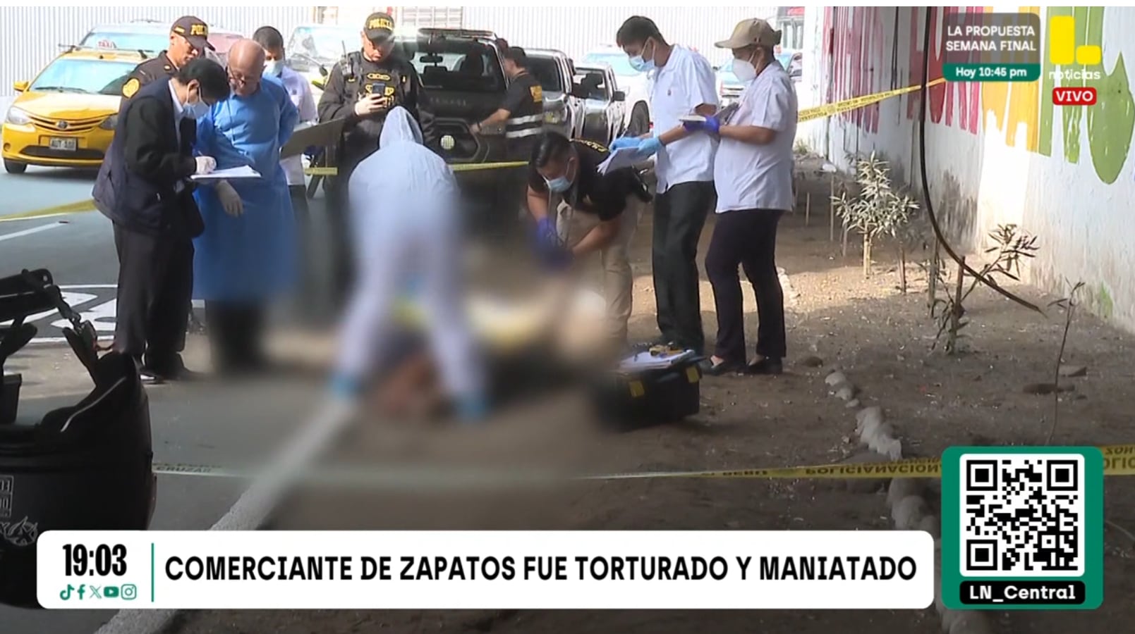 El cuerpo del comerciante de zapatos logró ser identificado por sus huellas dactilares y tenía signos de tortura.