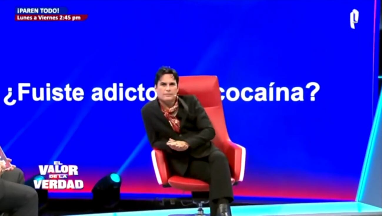 Patricio Suárez Vértiz confirma que fue adicto a la cocaína.