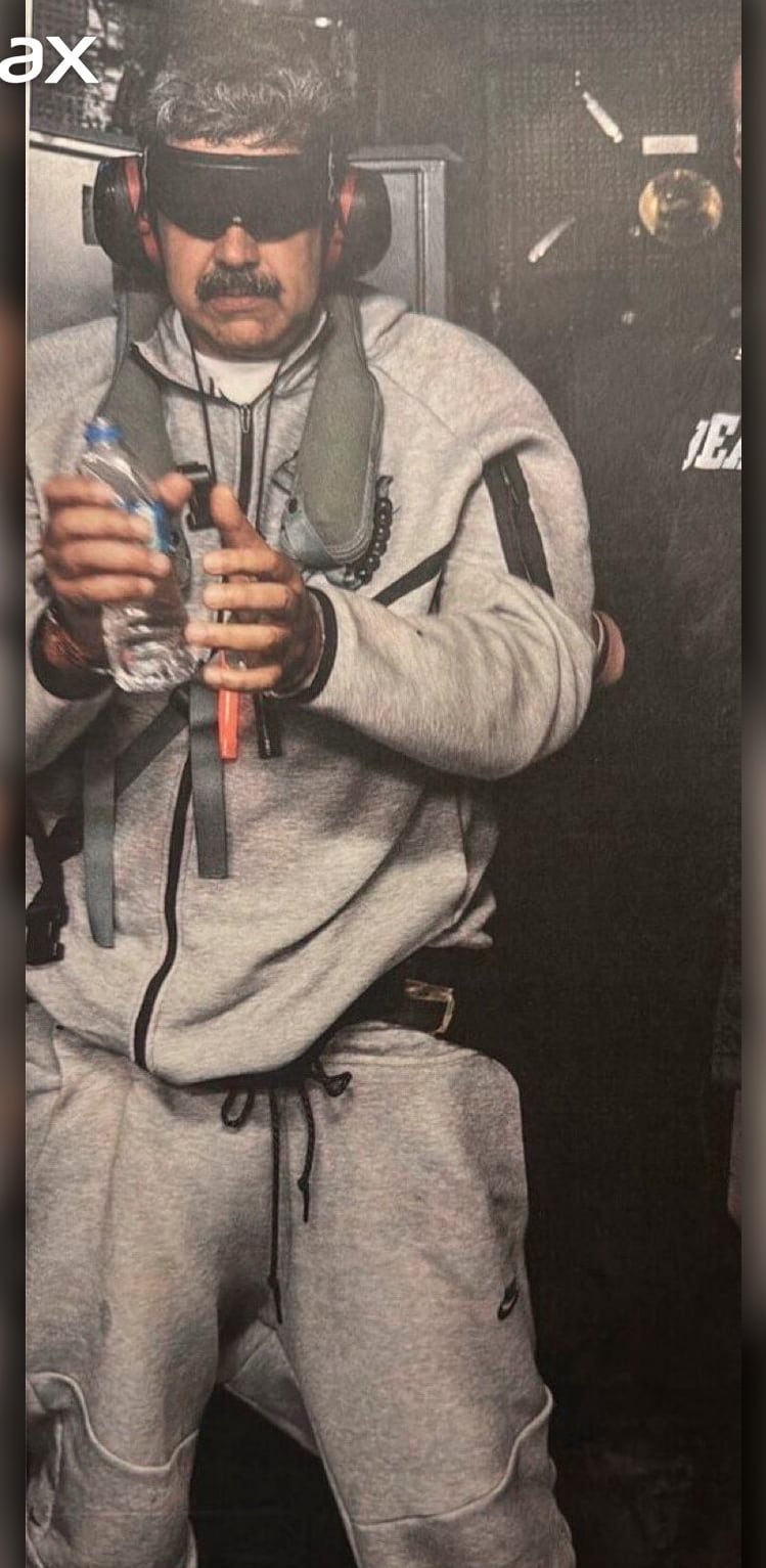 Nicolas Maduro capturado por Trump