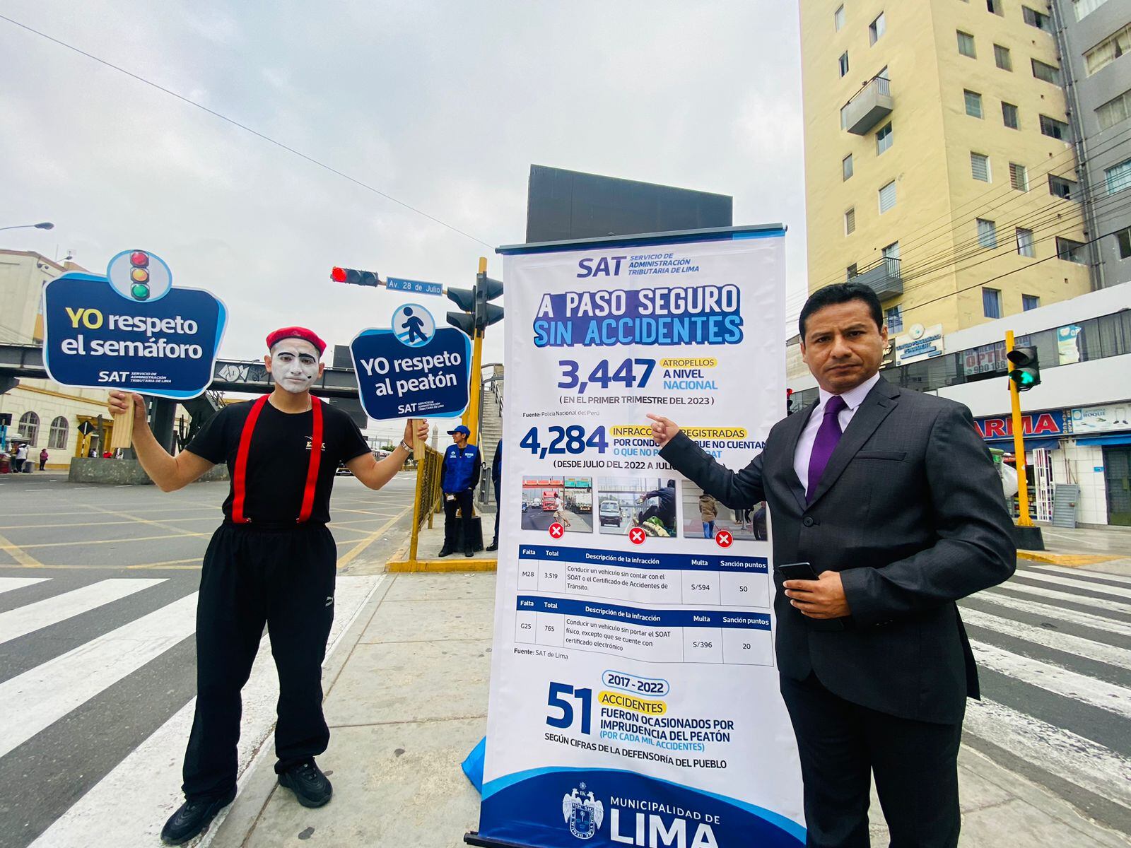 En el 2023 se han registrado más de 3,447 atropellos, según cifras de la Policía Nacional del Perú.