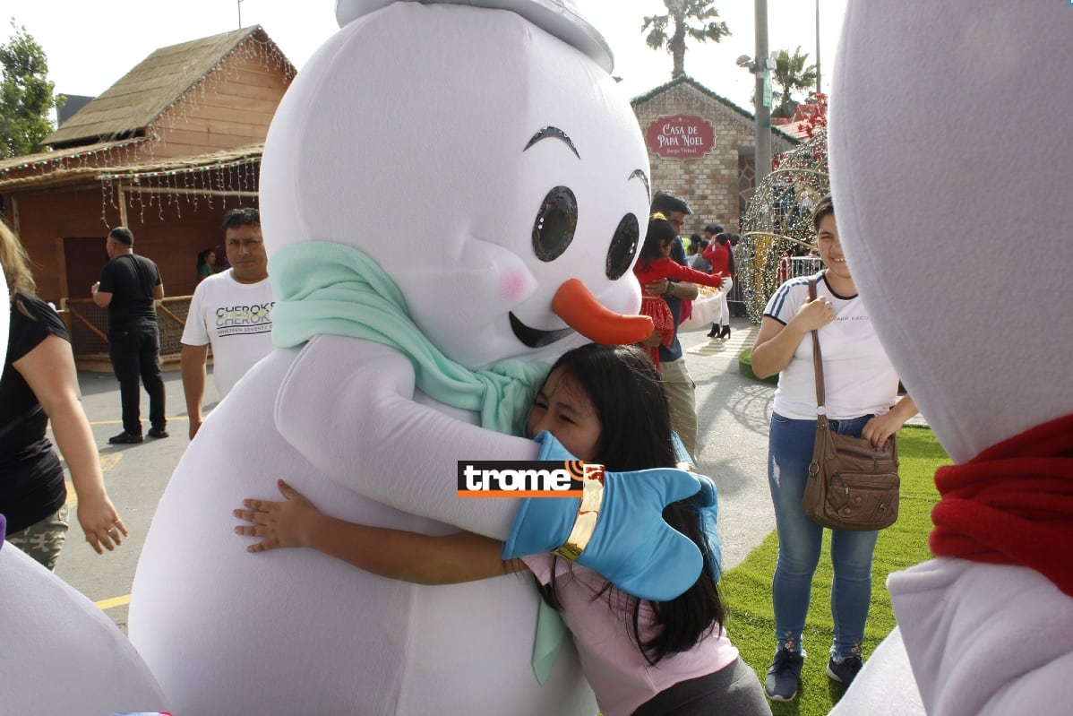 Personajes navideños y diversas atracciones podrá encontrar para el disfrute de toda la familia. (Compos. Isabel Medina / Plaza Norte / Mall del Sur / Trome).
