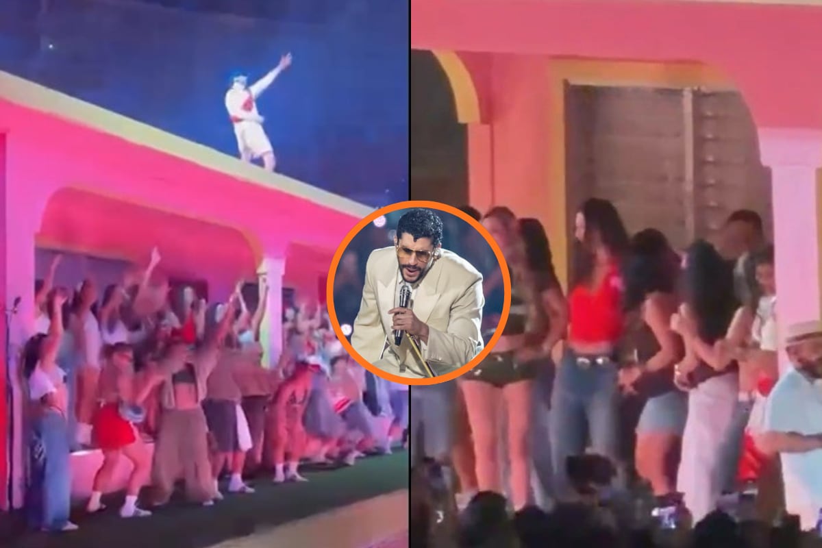 Gran expectativa por conocer a los 'famosos' de La Casita de Bad Bunny. (Redes sociales / @gec)