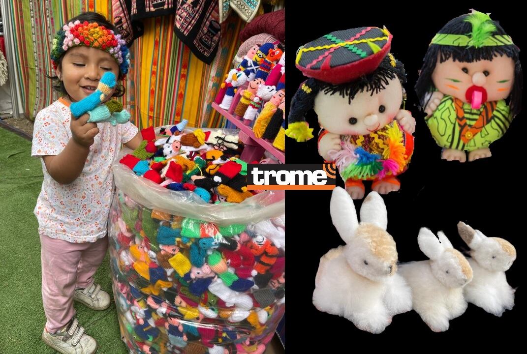 Hay diversidad de juguetes. Además de pensar en para divertirlos, procure involucrarse. (Isabel Medina / Compos. Trome / Feria de la Fortuna).