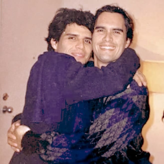 Patricio y su hermano Pedro (Foto: Patricio Suárez Vértiz / Instagram)