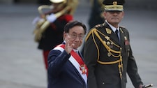 ¡Balcázar entregó la banda y se despidió del poder! Desea éxitos a Keiko y pide una democracia con reconciliación