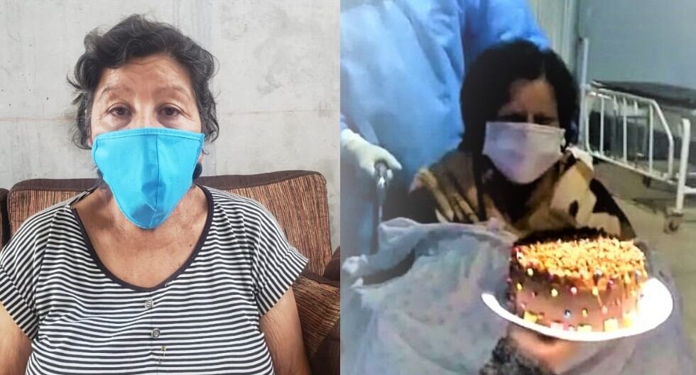 La Libertad: Sorina Vigo, de 64 años, tras luchar durante doce días venció al COVID-19 y fue dada de alta el día de su cumpleaños.